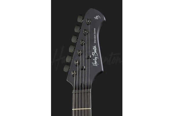 Harley Benton ST-20HSS Satin Black — 4