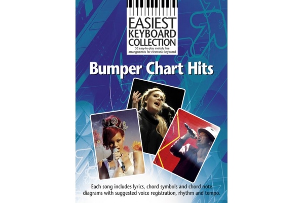 EASIEST KEYBOARD COLLECTION BUMPER CHART KEYBOARD BOOK
