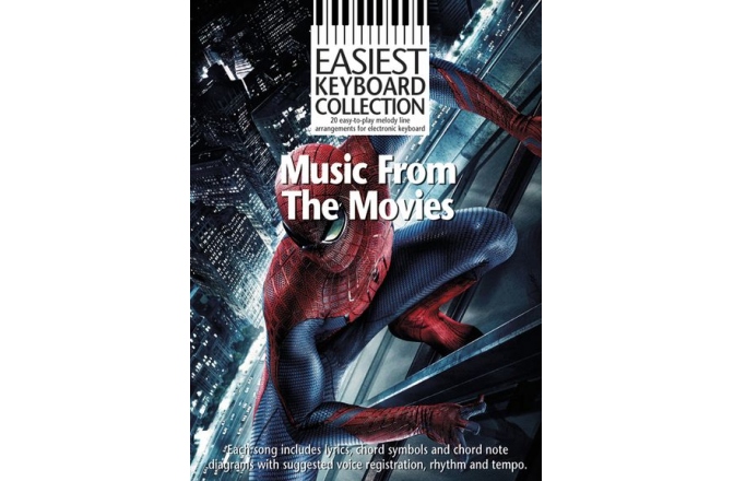 No brand EASIEST KEYBOARD COLLECTION MUSIC FROM THE MOVIES KEYBOARD