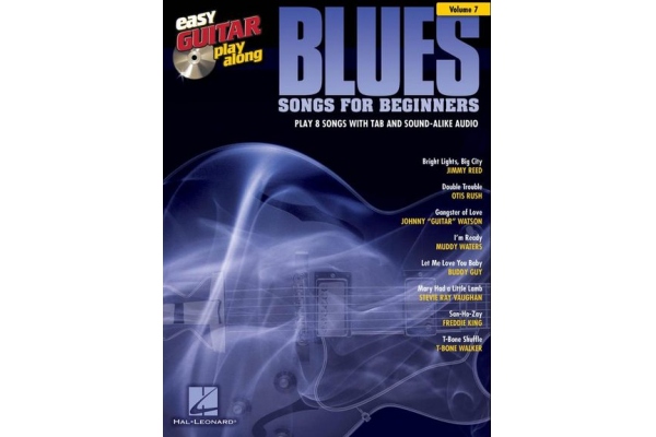 EASY GUITAR PLAY ALONG VOLUME 7 BLUES SONGS FOR BEGINNERS GTR BK/CD