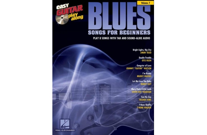 No brand EASY GUITAR PLAY ALONG VOLUME 7 BLUES SONGS FOR BEGINNERS GTR BK/CD