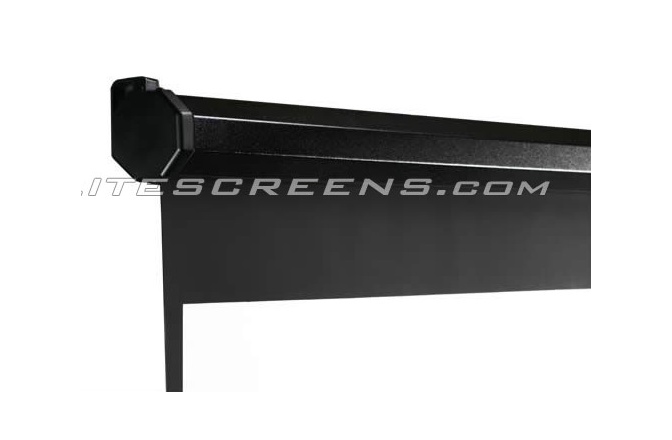 Ecran de proiectie de perete/tavan cu proiectie frontala retractabil cu actionare manuala Elitescreens M106UWH