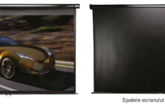 Ecran de proiectie de perete/tavan retractabil cu actionare manuala Elitescreens M92XWH
