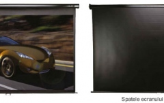 Ecran de proiectie de perete/tavan retractabil cu actionare manuala Elitescreens M150XWV2