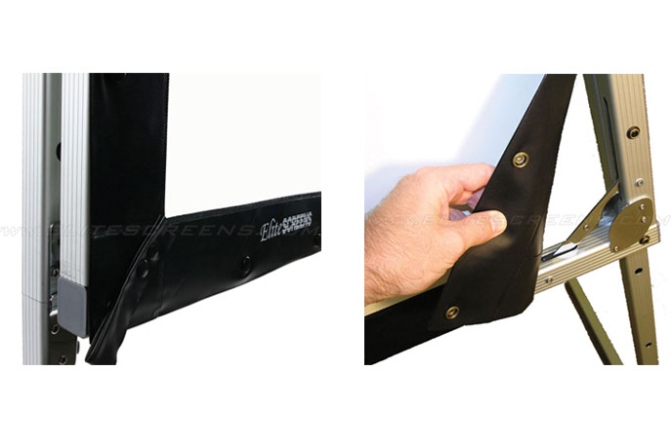 Ecran de proiectie de podea Elitescreens QuickStand Q180V1