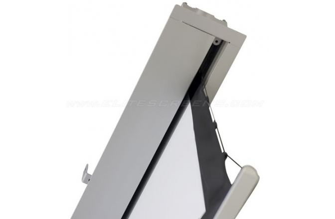 Ecran de proiectie electric incastrabil in tavan Elitescreens Evanesce Tab-Tension Series 243cm x 182cm