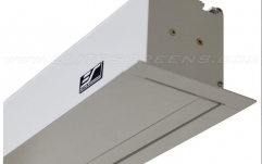 Ecran de proiectie electric incastrabil in tavan Elitescreens Evanesce Tab-Tension Series 298cm x168cm
