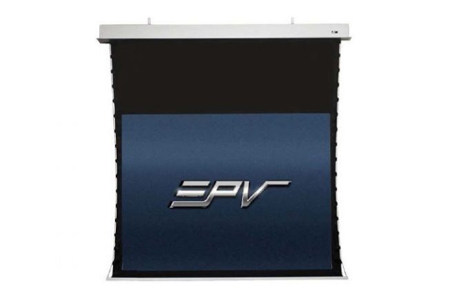 Ecran de proiectie electric incastrabil in tavan Elitescreens Evanesce Tab-Tension Series 299cm x187cm