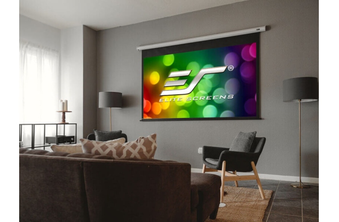 Ecran de proiecție Elitescreens Ecran proiectie electric, perete/tavan, 234.7 x 132 cm, VMAX106XWH2,Format 16:9, Trigger 12V, Drop 20.3cm