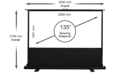 Ecran de proiecție Elitescreens Ecran proiectie portabil Pull Up, 299 x 168 cm, ezCinema F135NWH, format 16:9