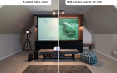 Ecran de proiecție ultra-short Elitescreens Ecran de proiectie AR120H-CLR3, rama fixa, 266 x 149 (120"), Ambient Light Rejecting, ALR ULTRA SHORT