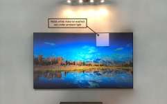 Ecran de proiecție ultra-short Elitescreens Ecran de proiectie AR120H-CLR3, rama fixa, 266 x 149 (120"), Ambient Light Rejecting, ALR ULTRA SHORT