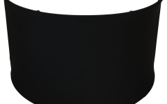 Ecran portabil pentru mese DJ Omnitronic Mobile DJ Screen Curved incl. Cover bk