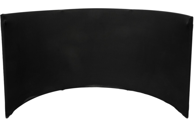 Ecran portabil pentru mese DJ Omnitronic Mobile DJ Screen Curved incl. Cover bk