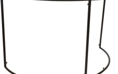Ecran portabil pentru mese DJ Omnitronic Mobile DJ Screen Curved incl. Cover bk