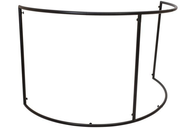 Ecran portabil pentru mese DJ Omnitronic Mobile DJ Screen Curved incl. Cover bk