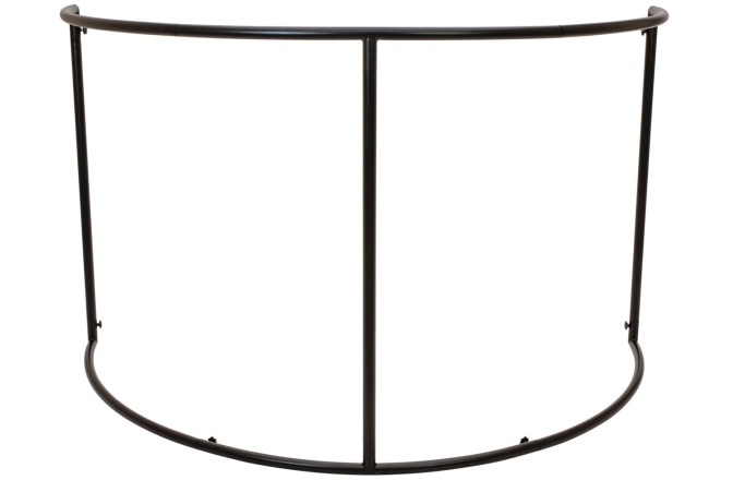 Ecran portabil pentru mese DJ Omnitronic Mobile DJ Screen Curved incl. Cover bk