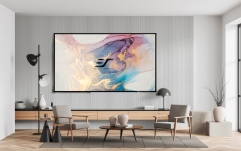 Ecran proiectie cu rama fixa de perete  Elitescreens 332 x 187 cm AEON AR150WH2 Format 16:9