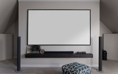 Ecran proiectie cu rama fixa de perete  Elitescreens 332 x 187 cm AEON AR150WH2 Format 16:9