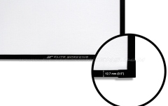 Ecran proiectie cu rama fixa de perete Elitescreens 399 x 224 cm AEON AR180WH2 Format 16:9