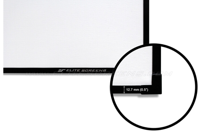 Ecran proiectie cu rama fixa de perete Elitescreens 399 x 224 cm AEON AR180WH2 Format 16:9