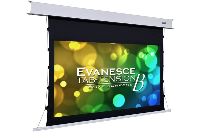 Ecran proiectie electric Elitescreens 265.7 x 149 cm  Evanesce Tab-Tension B 16:9