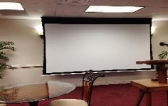 Ecran proiectie electric Elitescreens 265.7 x 149 cm  Evanesce Tab-Tension B 16:9