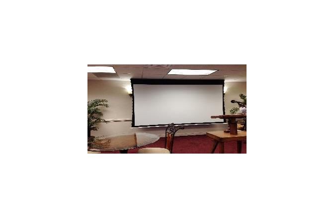 Ecran proiectie electric Elitescreens 265.7 x 149 cm  Evanesce Tab-Tension B 16:9