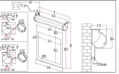 Ecran proiectie electric Elitescreens 298,9 x 168 cm Format 16:9 Trigger 12V