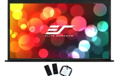 Ecran proiectie electric Elitescreens  299 x 168 cm Saker SK135XHW-E6 Format 16:9 trigger 12v