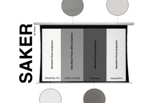 Ecran proiecție electric Elitescreens Ecran de proiectie electric tensionat, 299x168, 135", 16:9, Saker SKT135XHD5-E10