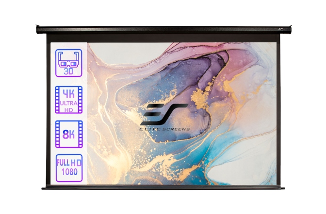 Ecran proiectie electric perete/tavan  Elitescreens 221.4 x 124.5 VMAX100UWH2-E2 Format 16:9 Trigger 12V Drop 60cm