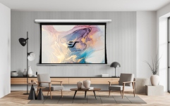 Ecran proiectie electric profesional perete/tavan Elitescreens 243.8 x 137.2 cm Saker SKT110XHW-E12 16:9