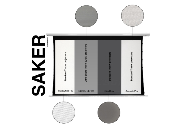 Ecran proiectie electric profesional perete/tavan Elitescreens 243.8 x 137.2 cm Saker SKT110XHW-E12 16:9
