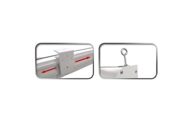 Ecran proiectie electric profesional perete/tavan Elitescreens 243.8 x 137.2 cm Saker SKT110XHW-E12 16:9