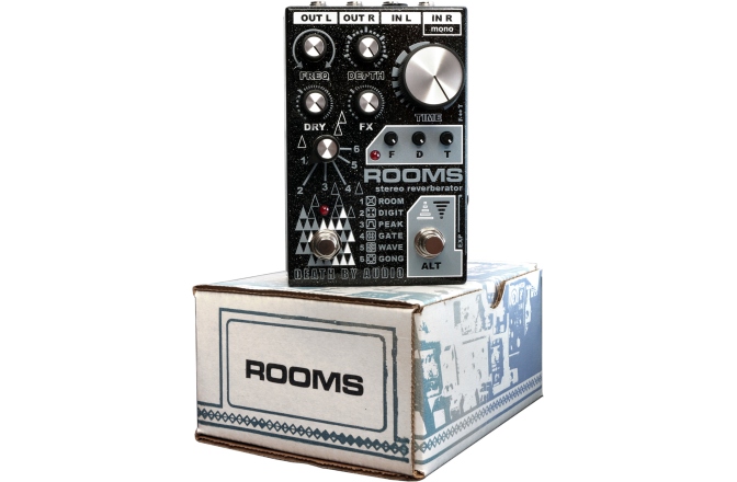 Efect de Reverb Death By Audio  Rooms - Stereo Reverberator