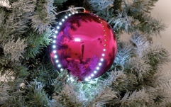 Efect de sezon Europalms LED Snowball 15cm, pink