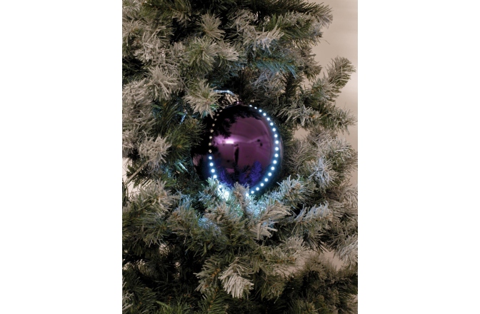 Efect de sezon Europalms LED Snowball 15cm, purple