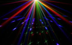 Efect dual de lumini derby si laser Cameo SuperFly FX