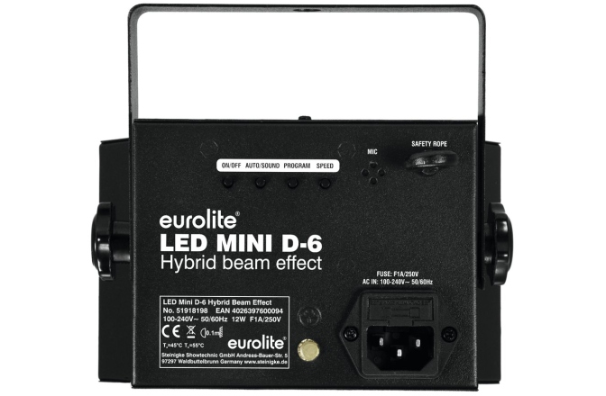 Efect hibrid LED Eurolite LED Mini D-6 Hybrid Beam Effect