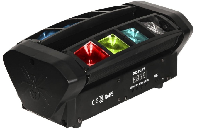 Efect lumini LED Fractal Lights MINI Partyscope 8x3W