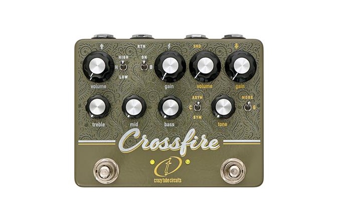 Efect Overdrive / Preamp Crazy Tube Circuits Crossfire