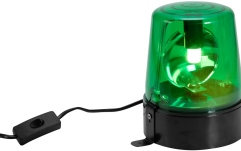 Efect rotativ lumină poliție Eurolite LED Police Light DE-1 green