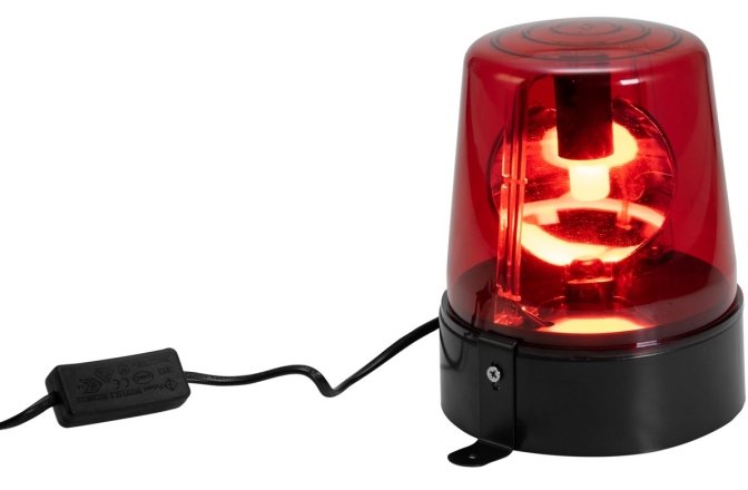 Efect rotativ lumină poliție Eurolite LED Police Light DE-1 red
