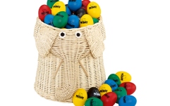 Egg Shaker Nino Percussion Egg Shaker Assortment - Elephant shaped basket