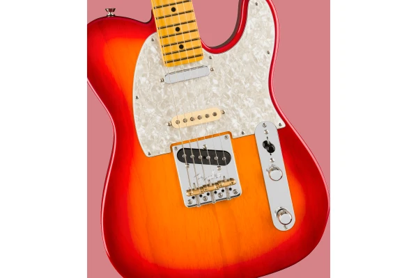 Fender American Professional Hot Shot Telecaster Maple Fingerboard Aged Cherry Burst — 3