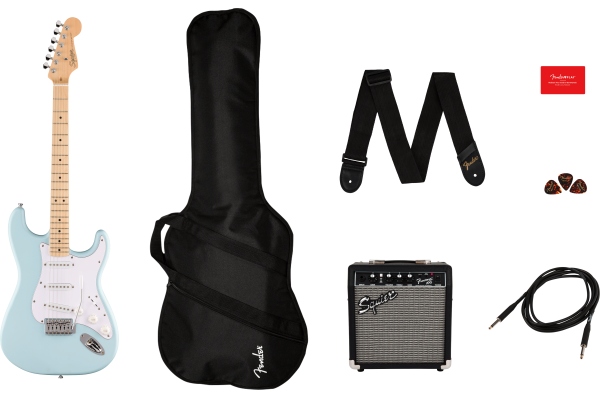 Fender Squier Sonic Stratocaster Pack Sonic Blue Frontman 10G