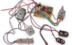 Electronică activă bas electric (18V) MEC Pickups  60023-18 - Active BEC 3 Electronics For Active Pickups - 18V - (Vol+Bal PP / T+B / M)