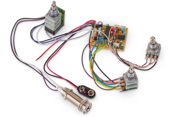 60023-09 - Active BEC 3 Electronics For Active Pickups - 9V - (Vol+Bal PP / T+B / M) 60023-09 - Active BEC 3 Electronics For Active Pickups - 9V - (Vol+Bal PP / T+B / M)