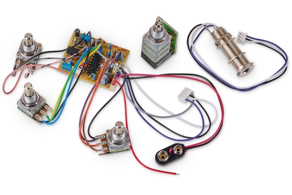 60024-09 - Active BEC 3 Electronics For Active Pickups - 9V - (Vol+Bal PP / T / M / B) 60024-09 - Active BEC 3 Electronics For Active Pickups - 9V - (Vol+Bal PP / T / M / B)